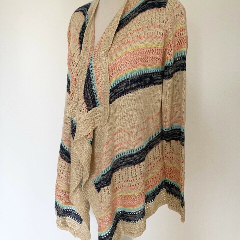 Francescas Stripe Open Front Drape Stripe Light - image 3